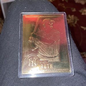 gold babe ruth card
